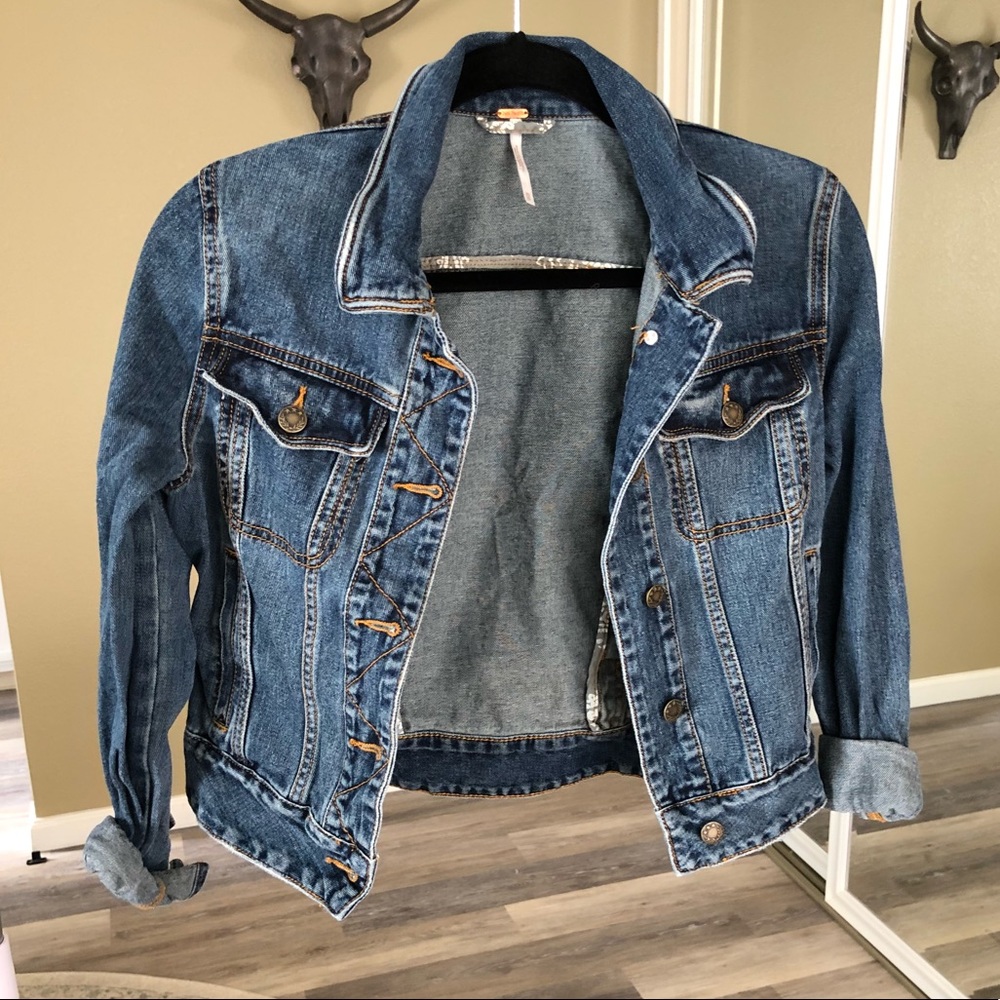 Free people denim jacket